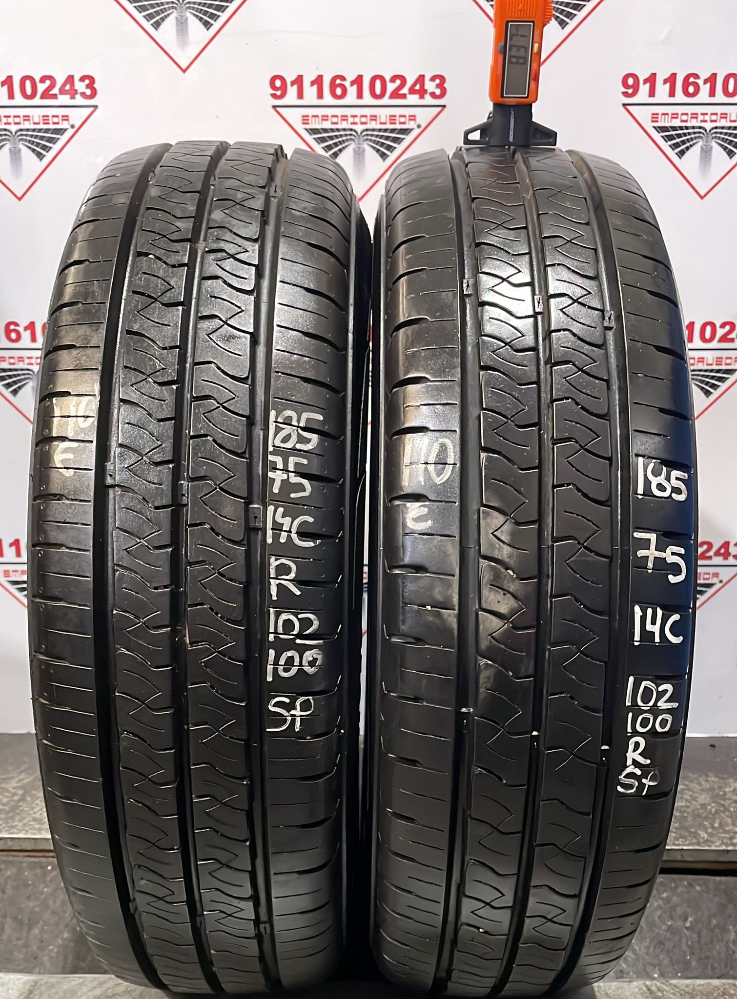 KUMHO PORTRAN USADO  185/75 R14C 102/100 R